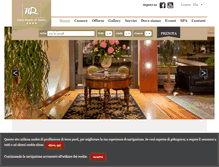 Tablet Screenshot of hotel-rossini.com